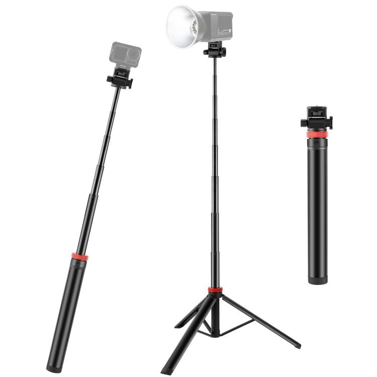 PULUZ 2m 8-section Aluminum Alloy Broadcast Fill Light Bracket Telescopic Tripod PULUZ 2m 8-section Aluminum Alloy Broadcast Fill Light Bracket Telescopic Tripod
